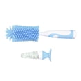 thumbnail image 2 of Baby Bottle Brush Water Silicone Milk Container Baby Bottle Cleaning Cleaner Brush for Baby BottlesBlue, 2 of 22