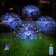 thumbnail image 1 of Luces solares para jardín Unihon, paquete de 4, 120 LED, control remoto a prueba de agua, 1 of 7