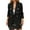 Black, variant on Women's Plaid Blazer Jacketn Business Coat Red M