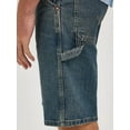 thumbnail image 6 of Wrangler Men's Denim Stretch Relaxed Fit Carpenter Shorts, 6 of 7