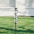 thumbnail image 3 of PluvióMetro en Espiral de Vidrio de Capacidad,PluvióMetro Colgante de PáJaro de Hierro Fundido,Medidor de Agua de Lluvia para JardíN Que Mide con de Metal, 3 of 5