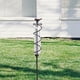 thumbnail image 3 of PluvióMetro en Espiral de Vidrio de Capacidad,PluvióMetro Colgante de PáJaro de Hierro Fundido,Medidor de Agua de Lluvia para JardíN Que Mide con de Metal, 3 of 5