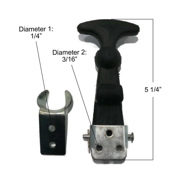 (4) HOOD HOLD DOWN LATCH KITS for Dorman 42410 EMPI 3016 Jeep Crawler