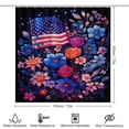 thumbnail image 2 of Independence Day Of The United States Flag Shower Curtain Sets with Rugs 4 Piece Rustic, 2 of 8