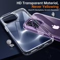 thumbnail image 4 of Shockproof Clear Case for iPhone 14 Pro, [Not Yellowing] [10FT Military Drop Protection] Hard Clear Back Four Corner Airbags Drop Protection Phone Cover, 6.1 inch, Transparent, 4 of 14