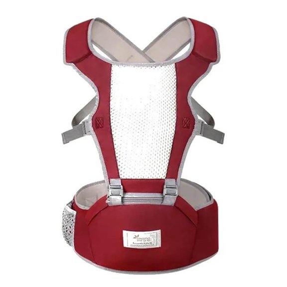 Canguro Portabebe Mochila Importacion  Rojo