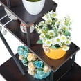 thumbnail image 4 of Tenozek 5 Tier Plant Stand, 2 Pack Metal Half Moon Shape Plant Stands for Indoor Plants, Black Iron Plant Shelf Flower Stands for Home Living Room, Patio, Balcon, 4 of 7