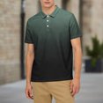 thumbnail image 2 of Yigetop Men's Slim Fit Henley Shirts Short Sleeve Crewneck T-Shirt Gym Workout Athletic Shirt Tees with Button Casual Summer Beach Vacation Shirts Short Sleeve Tops, Army Green, L, 2 of 7