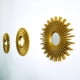 thumbnail image 3 of Juego de espejos decorativos para la decoración de paredes. El espejo Sunlight se utiliza para la decoración de paredes de salas de estar, cada pieza mide 25 cm. El espejo de pared de metal, 3 of 7