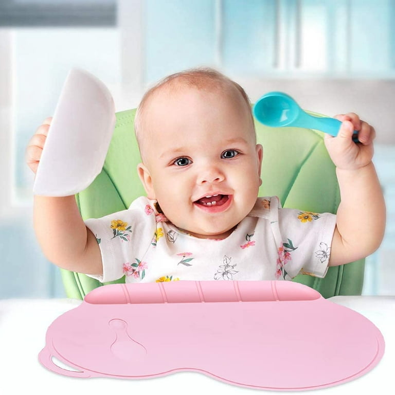 Silicone Kids Placemats, Non-Slip Silicon Placemats for Kids Baby