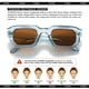 thumbnail image 5 of Gafas de Sol SUNBSR Retro Rectangulares para Hombre y Mujer, 5 of 9