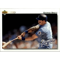 George Brett 1992 Upper Deck MLB #444 Baseball Card Kansas City Royals