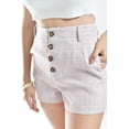 thumbnail image 4 of Short de lino con botones Roman Fashion /Juvenil, 955 (Palo de rosa) rosa G, 4 of 5