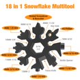thumbnail image 3 of Multiherramienta 18 en 1 Gifts Snowflake para hombre WEARXI Father Day, 3 of 7
