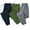 Charcoal/Navy/Green, variant on Mens Fleece Jogger Pants Sweatpants Ultra Comfort Super Soft - 3 Pack Size Small