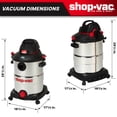 thumbnail image 6 of Shop-Vac 12 Gallon 5.5 Peak HP Stainless Steel Wet Dry Vacuum 5989505, 6 of 14