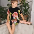 thumbnail image 4 of Balery Hello Summer Gnome Conjunto de Pijama Infantil de Manga Corta con Estampado – Ropa de Dormir de Algodón Suave-X-Large, 4 of 6