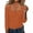 Orange, variant on Fiaer Womens Sweaters Scoop Neck Buttons Slim Fit Long Sleeve Casual Trendy Solid Color Comfort Breathable Knitted Tops Yellow XL