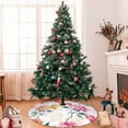 thumbnail image 7 of Picia Colorful Flowers Print Christmas Tree Skirt , Christmas Tree Skirt Ornaments for Merry Christmas Holiday Party Decorations Indoor Outdoor-36", 7 of 7