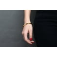 thumbnail image 5 of Stainless Steel Tetragrammaton Jewish Hebrew Letters Cuff Bracelet God's Name Bangle Jehovah Christian YHWH Jewelry, Gold, 5 of 7