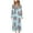 Blue, variant on Spring Dresses For Women Women One Shoulder Sleeveless Casual Summer Dresses 2023 Smocked High Waist Floral Flowy Beach Boho Maxi Dress,Blue L
