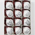 thumbnail image 4 of Christmas Decorations Christmas Tree Decoration Shatterproof Ball Ornaments Farmhouse Bulbs With Plaid Bow White Holiday Country Cottage Decoration, 4 of 9