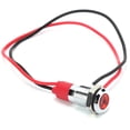 thumbnail image 1 of Spptty Signal Lamp Wire,Waterproof Signal Lamp With Wire,8mm LED Waterproof Indicator Signal Lamp Indicator Flashing Light With Wire Cable Red, 1 of 8