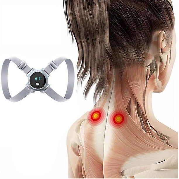 ZHAOCHENG Masajeador cervical portátil con ultrasonidos e infrarrojos lejanos para el sistema linfático, dispositivo de masaje linfático para puntos de acupuntura cervical, masajeador cervical para al