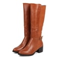 thumbnail image 5 of New Women DbDk Doce-2 Paisley Almond Toe Knee High Zip Riding Boot Size, 5 of 5