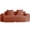 Terracotta, variant on DEALTOPS 78.7" Modern 2-Seater Velvet Boneless Cloud Sofa Couch, Modular Loveseat with 2 Pillows, Camel