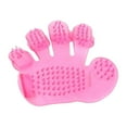 thumbnail image 1 of Methold Cepillo de eliminación, práctico y útil, lindo peine para cachorros, guante de aseo para gatos, masaje de limpieza, cepillos de Suministros para perros rosa 1 piezas, 1 of 6
