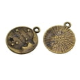 thumbnail image 3 of Colgante de de bronce , hallazgos de joyería de bricolaje, collar artesanal, pendientes, 3 of 9