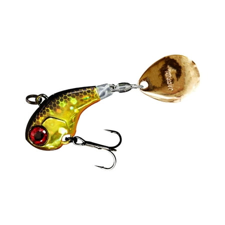 UPC: 0843459015993 | Jackall Fishing DERACOUP 1OZ HL GLD BLK Non-Dressed Jig [JDERA1-HLBG]