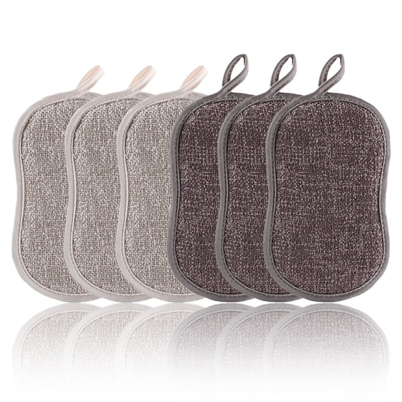 12 Pack Multi-Purpose Scrub Sponges Kitchen , Dish Sponge,Non-Scratch Microfiber Sponge