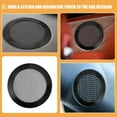 thumbnail image 3 of Car Audio Grille Trumpet Accessories Iron Plastic Black 16.20X16.20X0.50CM 2 Pcs, 3 of 6