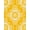 Yellow, Pattern 6, variant on ODIKA 4'x6' Machine Washable Non-Slip Area Rug, Sunburst Radial Shag with Vibrant Golden Rays Design High Traffic Rug, Yellow, 466242