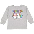 thumbnail image 3 of Inktastic I Believe in You Cute Rainbow Unicorns Boys or Girls Long Sleeve Toddler T-Shirt, 3 of 5