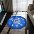 thumbnail image 3 of Water Element Round Rug | Area Rug, 3 of 4