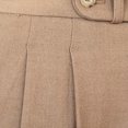 thumbnail image 6 of Lmnyox Men's Dress Pants Vintage Solid Color Loose Pleated Pants Casual Business Work Trousers with Pockets, 6 of 8
