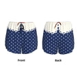 thumbnail image 3 of Salouo Vintage Blue Polka-dot Print Women's 2 in 1 Running Shorts Double-Layer Shorts Athletic Workout Gym Yoga Shorts Running Shorts for Women-XX-Large, 3 of 7