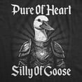 thumbnail image 2 of Mens Funny T Shirts Pure Of Heart Silly Of Goose Sarcasit Graphic Novely Tee for Men Graphic Tees, 2 of 7