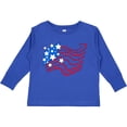 thumbnail image 3 of Inktastic Stylized American Flag Fourth of July Boys or Girls Long Sleeve Toddler T-Shirt, 3 of 5
