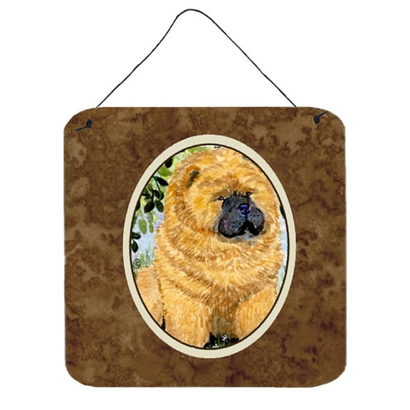 Carolines Treasures SS8945DS66 Chow Chow Aluminum Metal Wall or Door Hanging Prints, 6 x 6", Multicolor