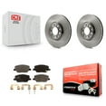 thumbnail image 1 of Transit Auto Front Disc Brake Rotors and Semi-Metallic Pads Kit for Car Jeep Compass Renegade Fiat 500X K8F-102491, 1 of 11