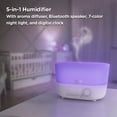 Hubble Mist 5in1 Humidifier with Aroma Diffuser, Bluetooth Speaker