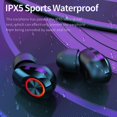 thumbnail image 4 of OAVQHLG3B Bluetooth 5.0 Wireless Earbuds Deep Bass Sound IPX5 Waterproof Earphones In-Ear Stereo Headphones, 4 of 7
