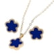 thumbnail image 4 of Collar de flores Pendientes Charm Moda Accesorios de disfraces Conjunto de joyas Pendientes Azul oscuro Yuyangstore Collar colgante, 4 of 8