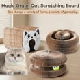 thumbnail image 2 of Twisty Paws Cat Toy, Elvessa Cat Toy, Magic Organ Kitty Scratching Board, Reversible Infinity Interactive Cats Cardboard Kitten Scratcher Pads for Indoor Cats (2pcs), 2 of 8