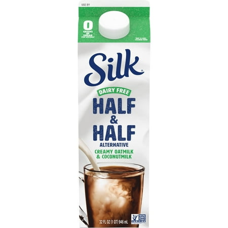Walmart Grocery Silk Dairy Free Half Half Alternative 1 Quart