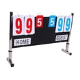 thumbnail image 2 of Colaxi Multi Sports Scoreboard Tabletop Score Manual Score Flip Cards Portable Flip Number Score Board for Games Competition 4 Digit, 2 of 8